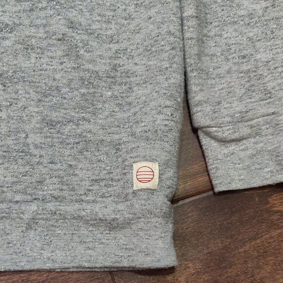 Marine Layer Women's Sherpa Crew Pullover Heather Grey SIZE LARGE - Picture 5 of 5